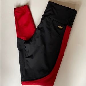 Alala Vamp Leggings Black and Ruby S